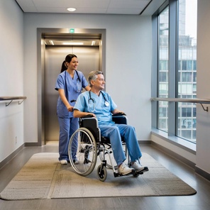 В многоэтажных домах, оснащенных лифтом